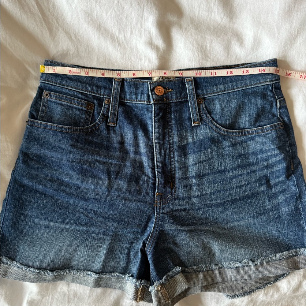 Soft Denim Blue Jean Shorts